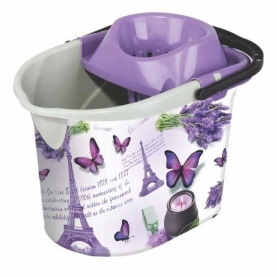 Ведро под швабру с рисунком Париж ELIF