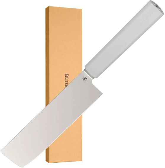 Ніж кухонний Butterfork Nakiri AR-RPM9 ABS Light Grey | Зображення 2