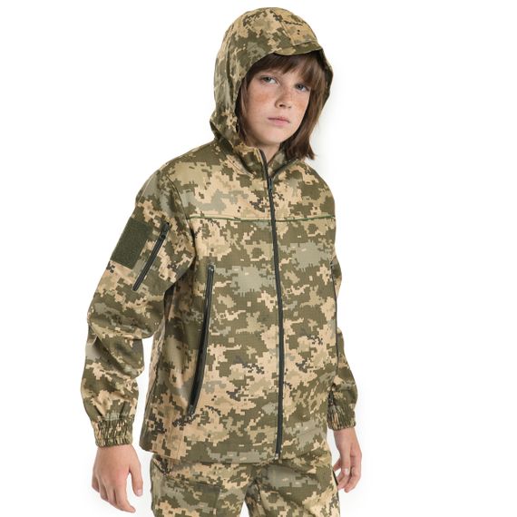 Куртка дитяча ARMY KIDS Скаут камуфляж Піксель зріст 140-146 см