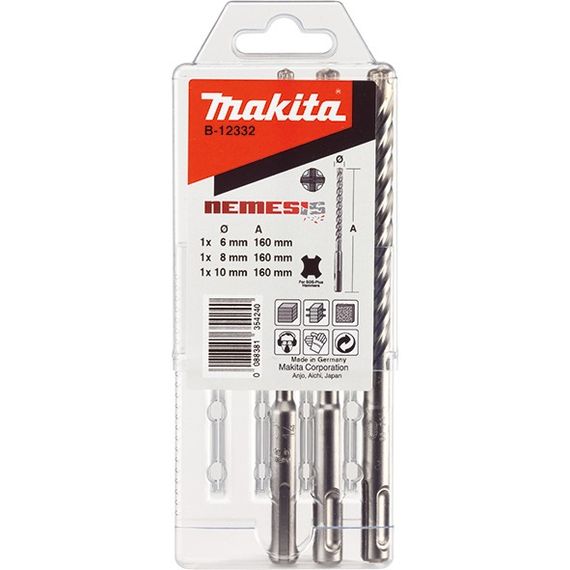 Набор буров Makita Nemesis B-12332 (3 шт) | Зображення 1