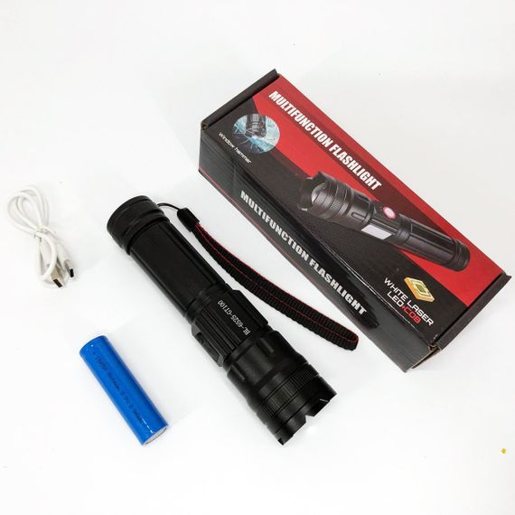 Перезаряджуваний ручний ліхтар, Яскравий тактичний ліхтарик, Військовий тактичний ліхтар JY-54 | Зображення 8