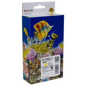 Картридж Barva HP 728 (F9K15A) верс.U1-U10, 300 мл, Yellow (IC-728XL-Y)