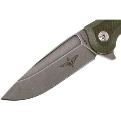 Нож Maserin Police, N690, G10 + титан, зелений (680/G10V) | Зображення 4