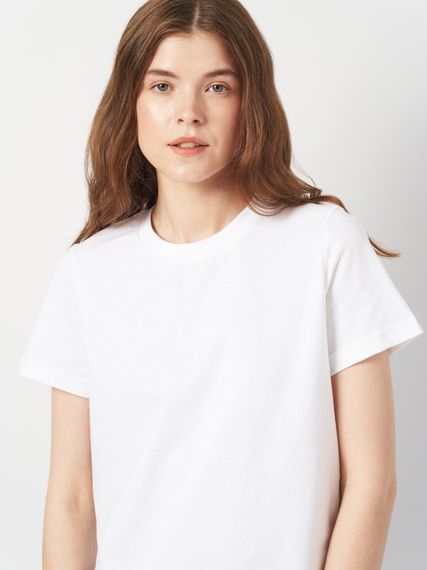 Футболка жіноча базова білого кольору, 2XL | Зображення 3