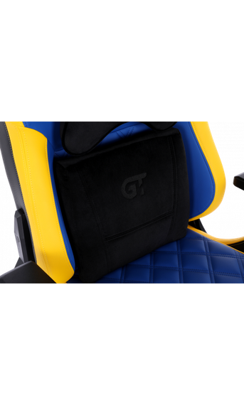 Кресло геймерское GT Racer X-0724 BlueYellow | Зображення 8