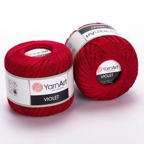 Пряжа YarnArt Violet номер цвета 5020 хлопок пряжа ярнарт виолет