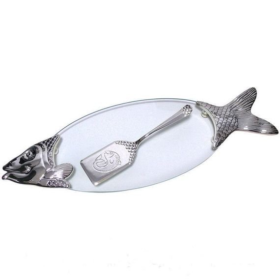Блюдо BIG FISH сервіровочне 58х20см для риби з лопаткою | Зображення 1