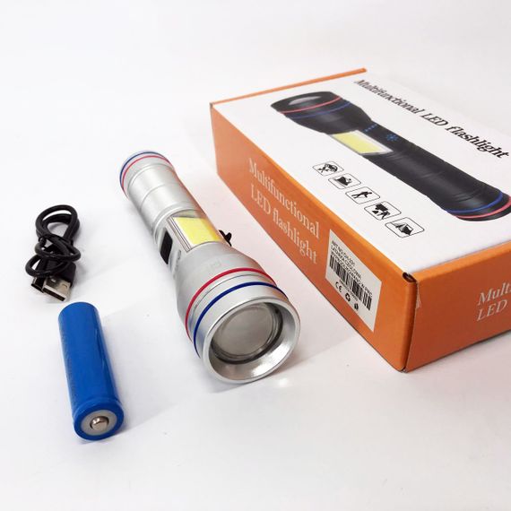 Ліхтар PLD-231 WHITE LASER LED PM10-TG+COB(white+red), 1х26650, Ліхтарик police оригінал, Ліхтарик поліс | Зображення 9