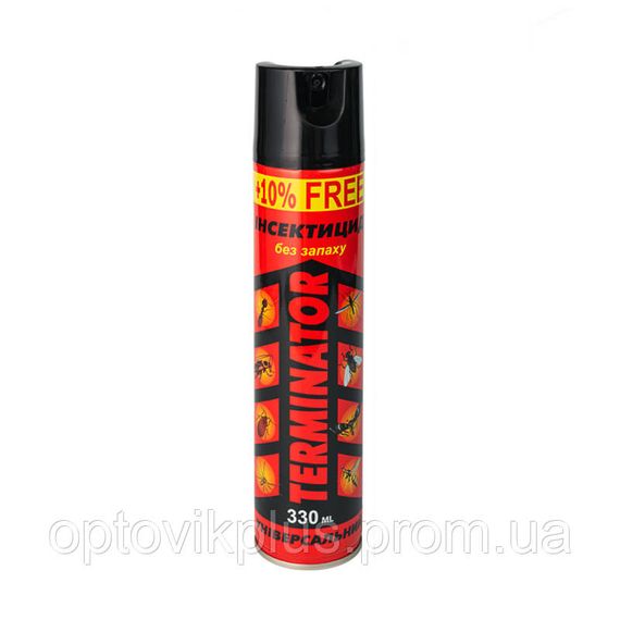 Дихлофос "Terminator" у червоному флаконі об'ємом 330мл