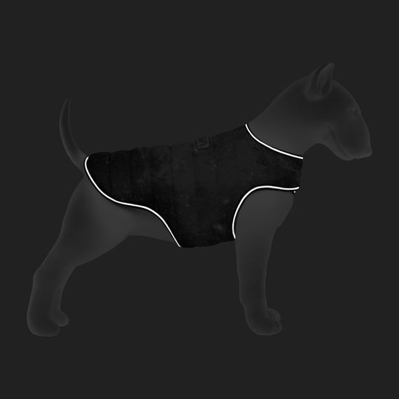 Курточка-накидка для собак WAUDOG Clothes, малюнок "NASA21", M, А 37 см, B 52-62 см, С 36-47 см | Зображення 4