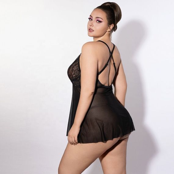 Сукня JSY P61151 Black Plus Size | Зображення 2