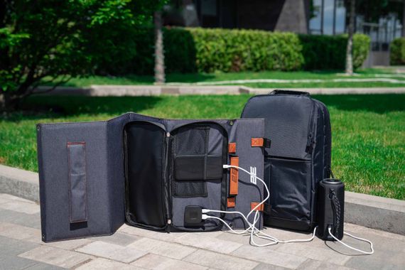 Портативна сонячна панель 2E, 36 Вт зарядний пристрій, USB-С 20W, USB-A 18W (2E-PSP0021) | Зображення 5