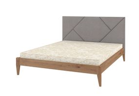 Полуторная кровать iSmart Нью-Йорк ДК Орех светлый + Аляска 04 120х200 см (DDMBG-1526)