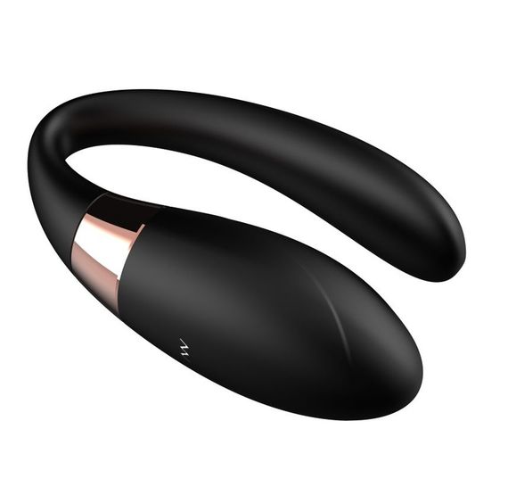 Вибромассажер для пар с пультом ДУ - Boss Series V-Vibe Black USB 7 Function, BS6200003 sexstyle | Зображення 12