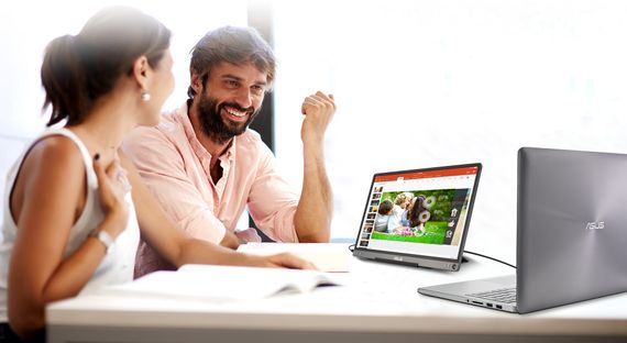 Монитор портативный Asus 14&quot; ZenScreen MB14AC USB-C 90LM0631-B01170 | Зображення 1