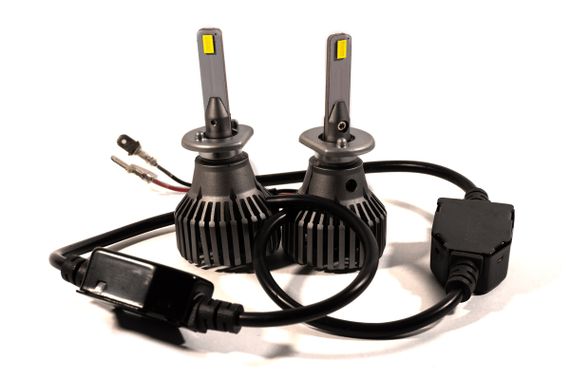 Комплект світлодіодних ламп HeadLight F1X H1 (P14,5s) 52W 12V 8400Lm з активним охолодженням (збільшена світловіддача)