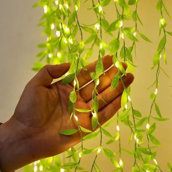 ОЧЕНКА! Гірлянда 200 Led зелена верба теплий білий SF-56 (Немає паковання 3043) | Зображення 7
