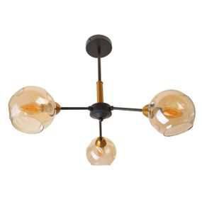 Люстра молекула в спальню Е14 40W G (BL-802S/3)