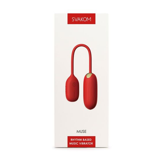 Виброяйцо Svakom Muse Red | Зображення 8