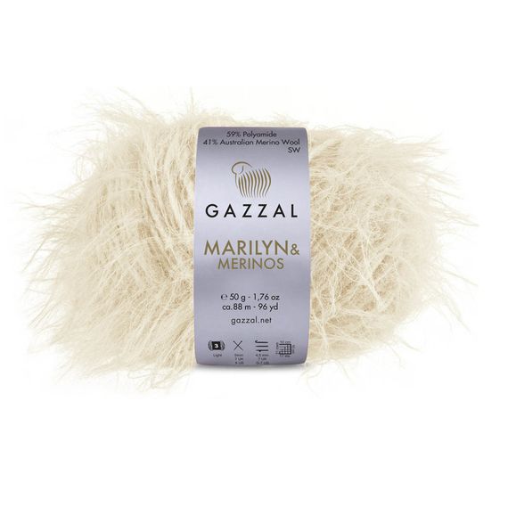 Пряжа для в'язання MARILYN&MERINOS № 8270 (Мерілін і Меринос) Gazzal нитки для плетіння спицями та гачком