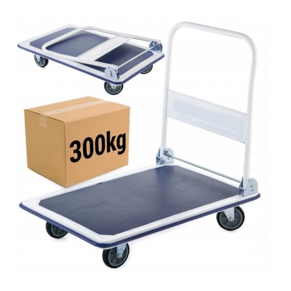 Візок вантажний платформенний Siker PH300, складський, 300 кг, складний (60000033)