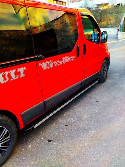 Боковые пороги Maya V1 (2 шт., алюминий) Длинная база для Fiat Talento 2016-2024 гг | Зображення 9