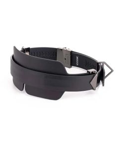 Маска шкіряна на очі Чорна Lockink