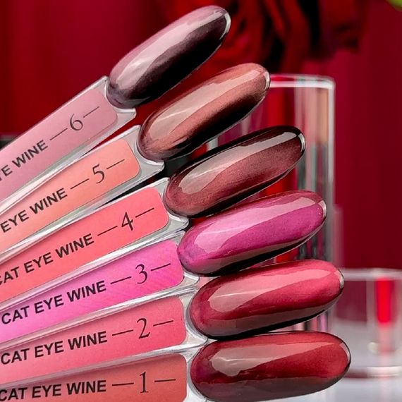 Гель-лак Crooz Wine Cat 1 (розкішний глибокий гранатовий) 8мл | Зображення 3