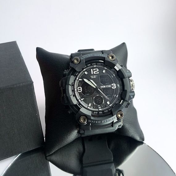 Чоловічий годинник Skmei 1742 Black | Зображення 3