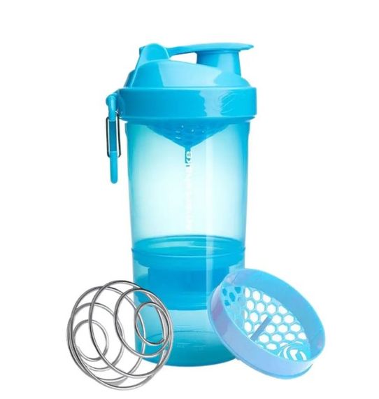 Шейкер спортивний SmartShake Original2GO 600 мл Neon Blue (10560102)