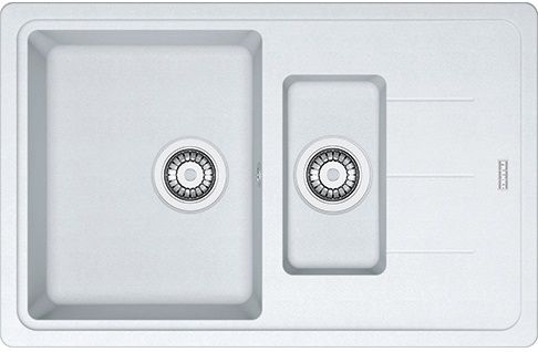 Кухонні мийки Franke BASIS BFG 651-78 Фраграніт/780х500х200/Словаччина/Білий (114.0272.602)