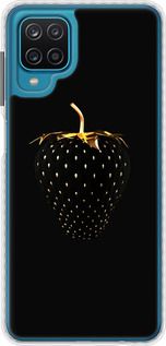 Чохол на Samsung Galaxy A12 A125F Чорна полуниця "3585pc-2201-24368"