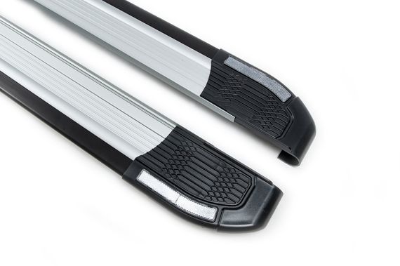 Боковые пороги Rainbow (2 шт., алюминий) Короткая база для Nissan Primastar 2002-2014 гг | Зображення 3