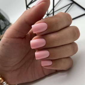 Гель-лак Valeri 063 "Рожева пудра з шимером" 6мл