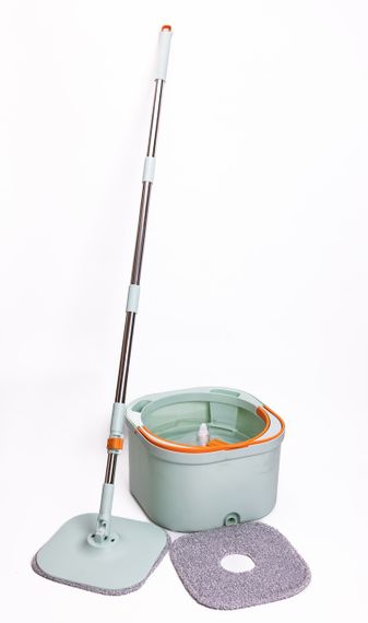 Набор для уборки швабра с отжимом и ведром профессиональная швабра с ведром Зеленый HP-35015-46 | Зображення 1