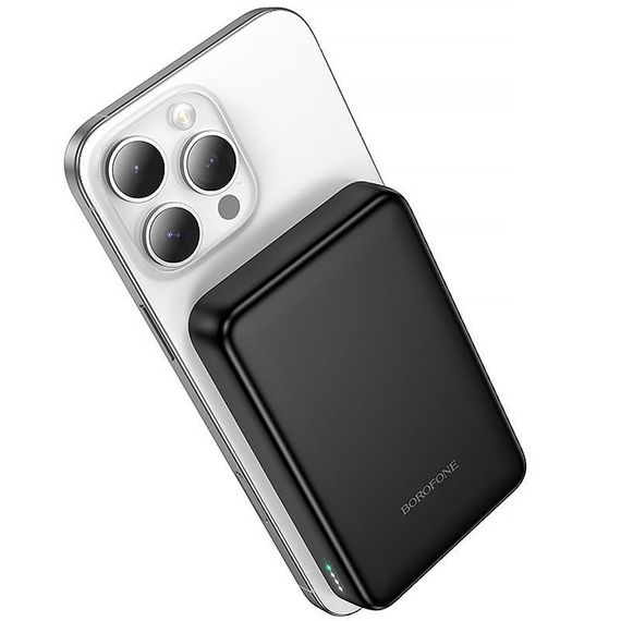 Портативний ЗП Power Bank Borofone BJ82A Dawn 20W з БЗП 10000 mAh Black | Зображення 2