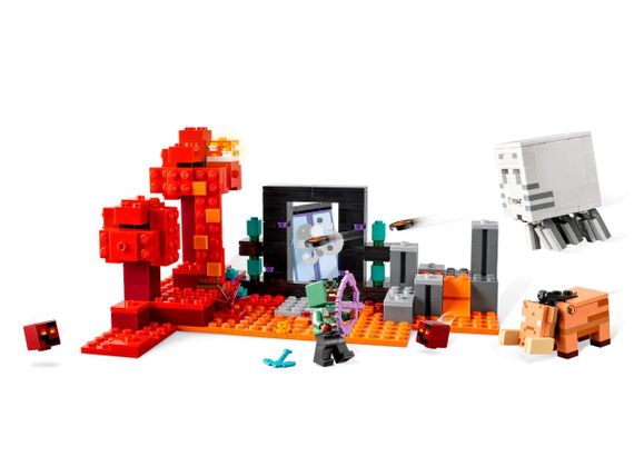 Конструктор LEGO Minecraft Засідка біля порталу в Нижній світ (21255) | Зображення 3