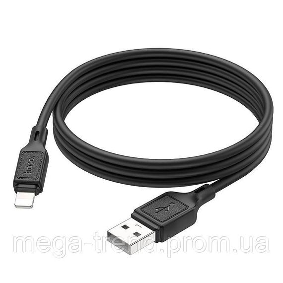 Кабель Hoco Lightning Cool silicone charging data cable X90 |1m, 2.4A| | Зображення 6