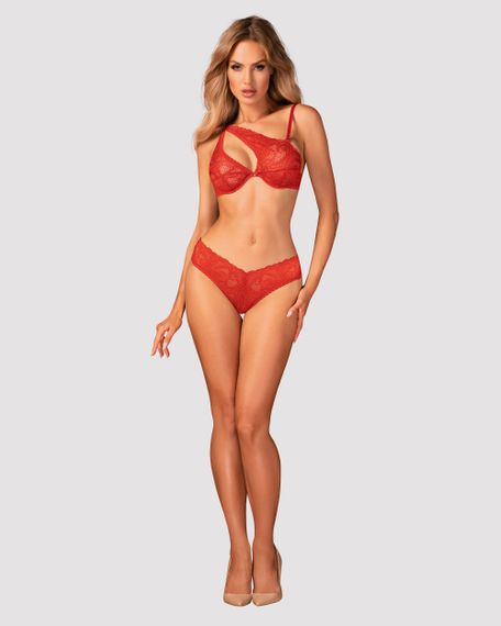 Комплект Obsessive Atenica set Красный XS/S | Зображення 3