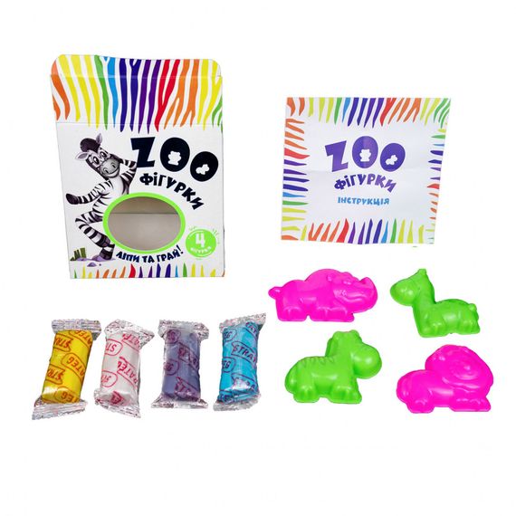 Набір для творчості ZOO фігурки 32059 (укр.) | Зображення 1