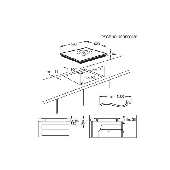 Варочная поверхность Electrolux CIR60433 | Зображення 8