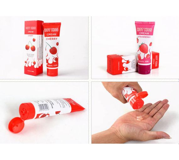 Інтимний гель-змазка Hot Kiss з ароматом вишні 100 ml | Зображення 4