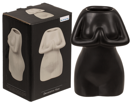 Керамічна ваза Women´s Body Black, 175 мл sexstyle
