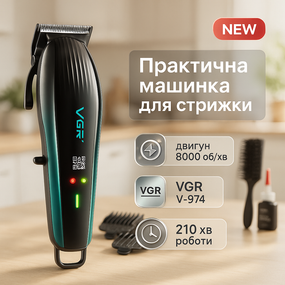 Електромашинка для стрижки VGR, Окантовочная машинка для стрижки аккумуляторная, Триммер беспроводной HA-91