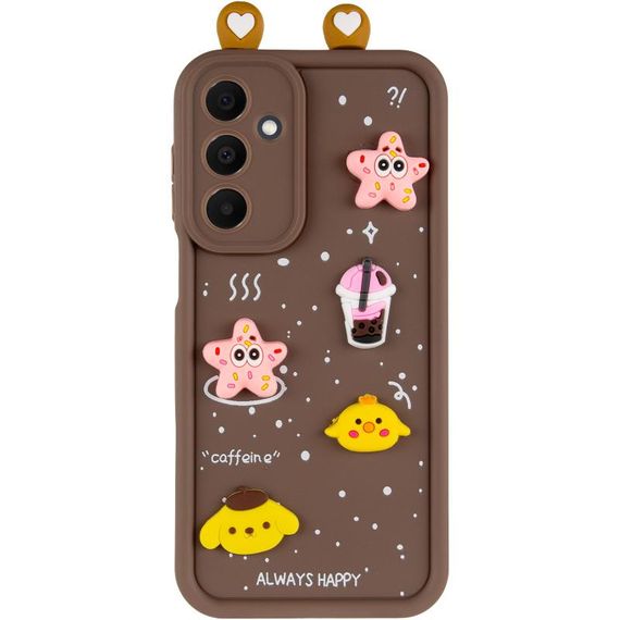 Чехол TPU Toys Case with Ears для Samsung Galaxy A26 5G Brown | Зображення 1