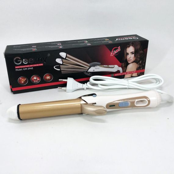 Випрямляч для волосся GEMEI GM-2962 4в1, плойка прасок випрямляч, OC-782 професійний прасок | Зображення 4