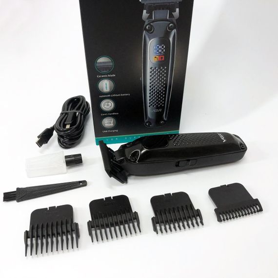 Машинка для стрижки волос с мотором, Универсальная машинка для стрижки головы и бороды HK-93 | Зображення 2