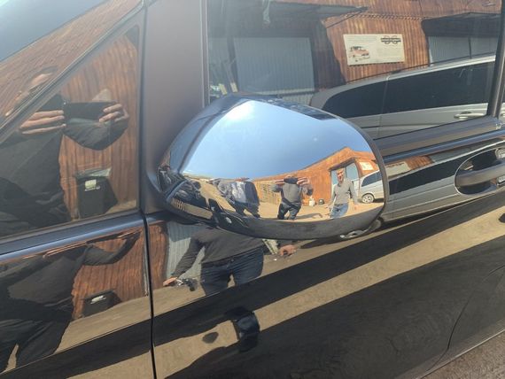 Накладки на дзеркала `Повне дзеркало` (2 шт., ABS) для Mercedes Vito / V W447 2014-2024 рр | Зображення 1