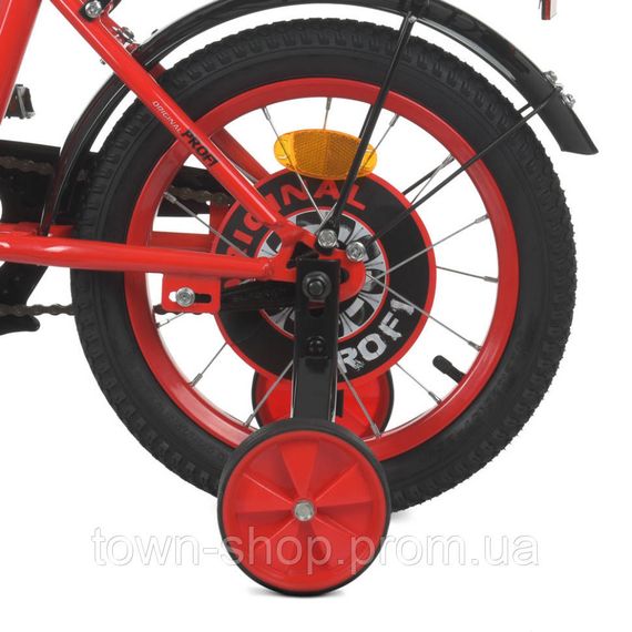Велосипед детский PROF1 Y1446-1 14 дюймов, красный | Зображення 6