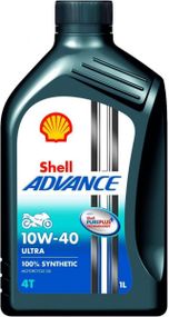 Моторна олива Shell Advance 4T Ultra 10W-40 1л.